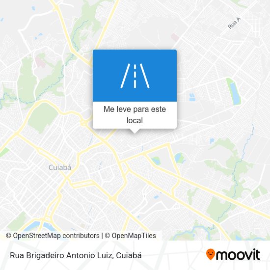 Rua Brigadeiro Antonio Luiz mapa