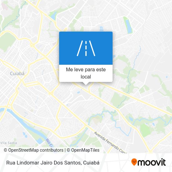 Rua Lindomar Jairo Dos Santos mapa