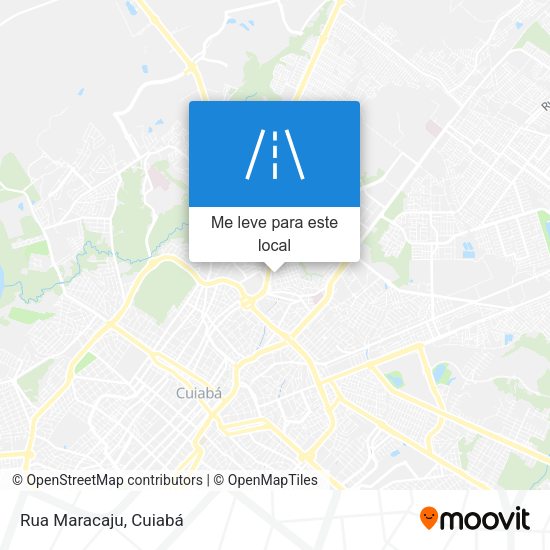 Rua Maracaju mapa