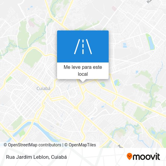 Rua Jardim Leblon mapa