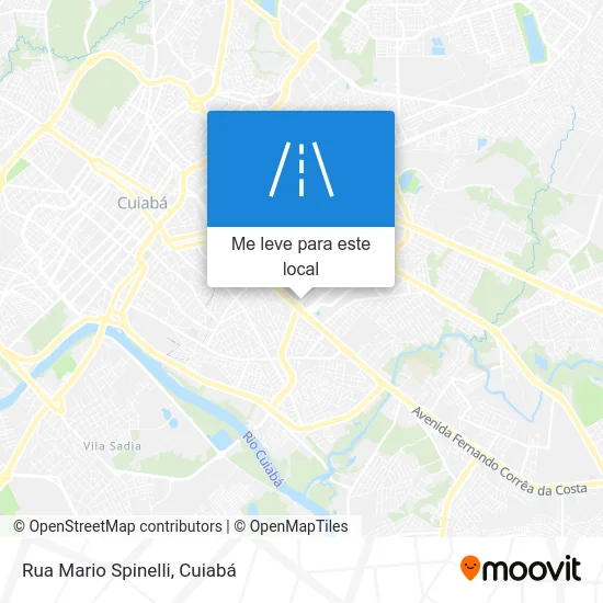 Rua Mario Spinelli mapa