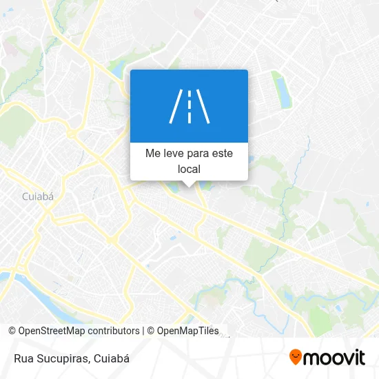 Rua Sucupiras mapa