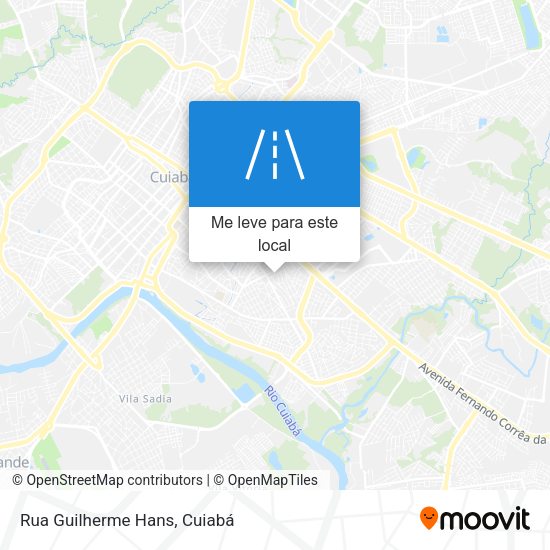 Rua Guilherme Hans mapa