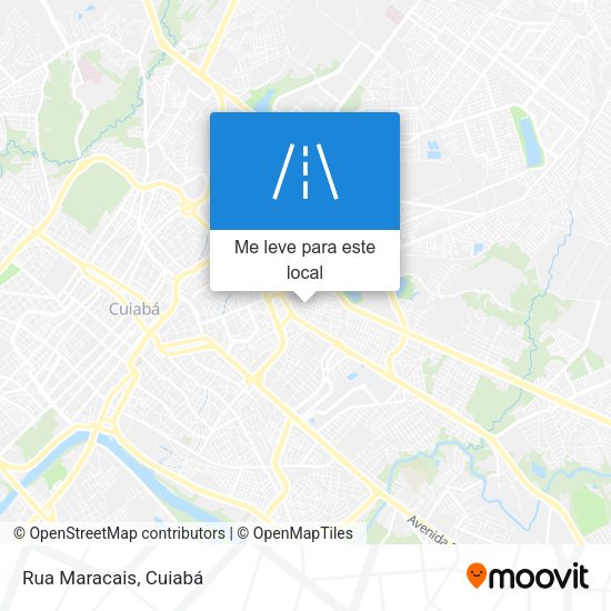 Rua Maracais mapa