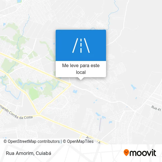 Rua Amorim mapa