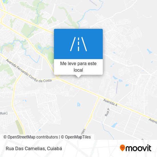 Rua Das Camelias mapa