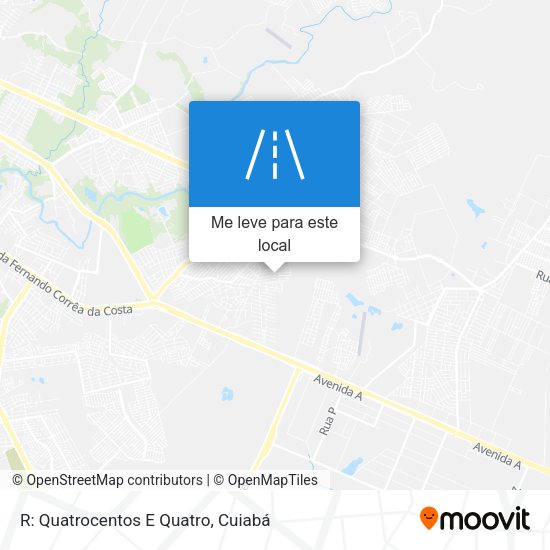 R: Quatrocentos E Quatro mapa