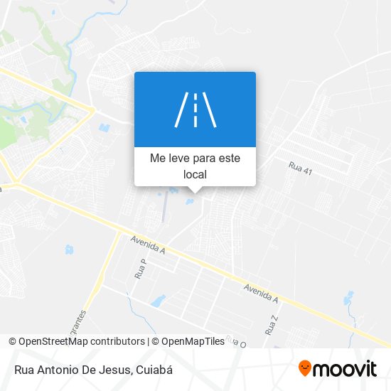 Rua Antonio De Jesus mapa