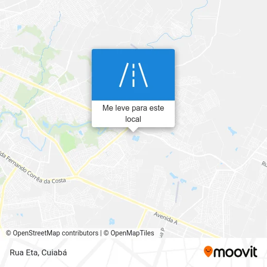 Rua Eta mapa