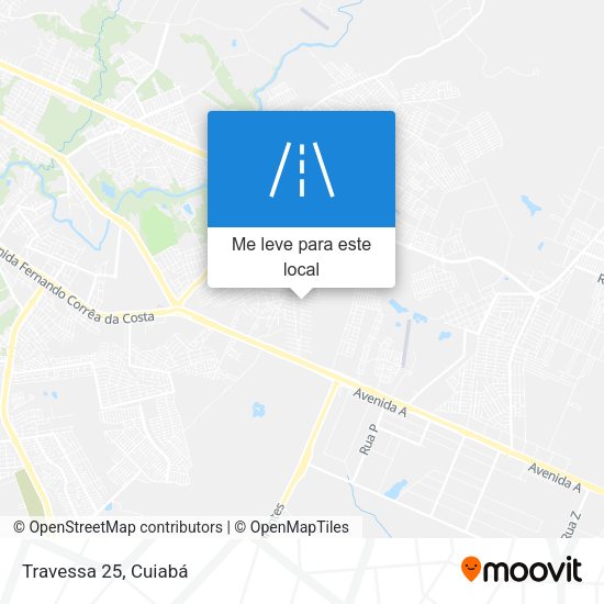 Travessa 25 mapa