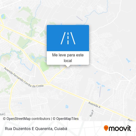 Rua Duzentos E Quarenta mapa
