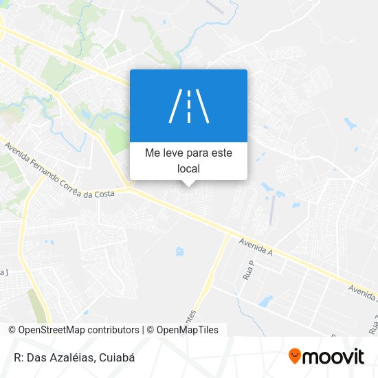 R: Das Azaléias mapa