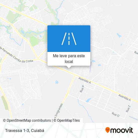 Travessa 1-3 mapa