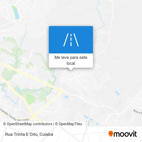 Rua Trinta E Oito mapa