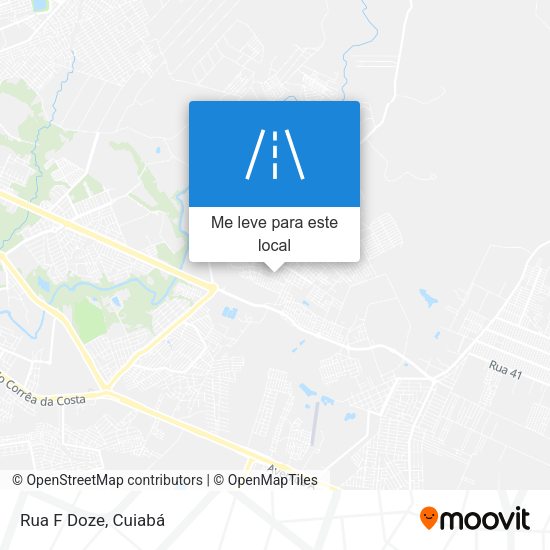 Rua F Doze mapa