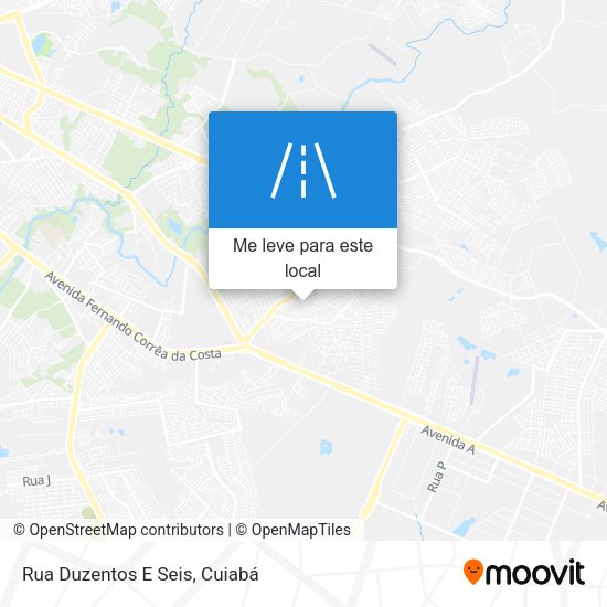 Rua Duzentos E Seis mapa