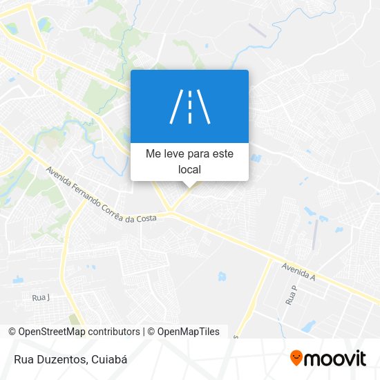 Rua Duzentos mapa