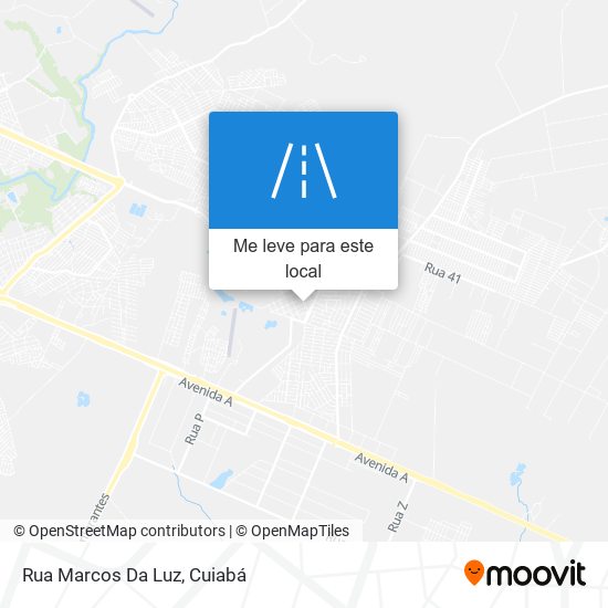 Rua Marcos Da Luz mapa