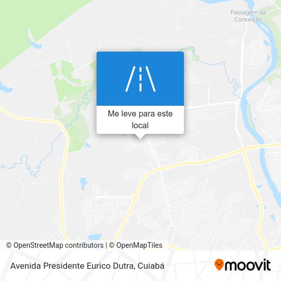 Avenida Presidente Eurico Dutra mapa