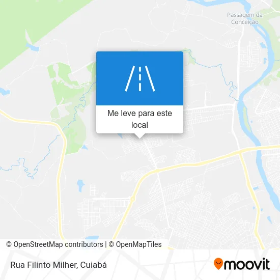 Rua Filinto Milher mapa