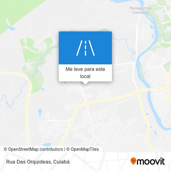 Rua Das Orquideas mapa