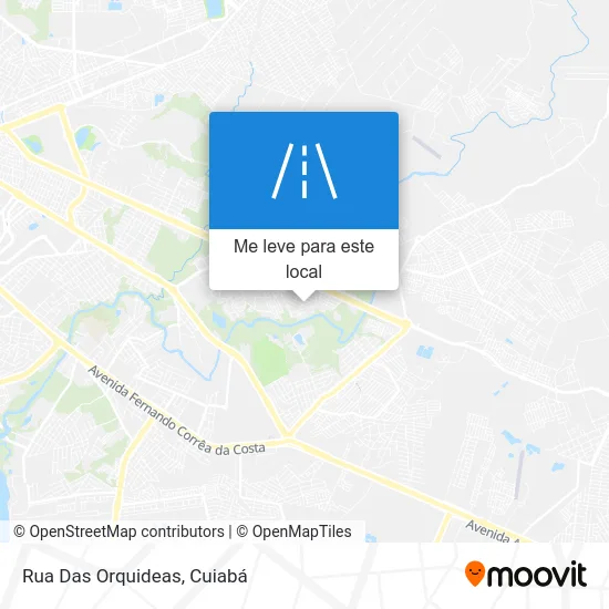 Rua Das Orquideas mapa