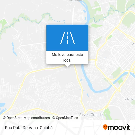 Rua Pata De Vaca mapa