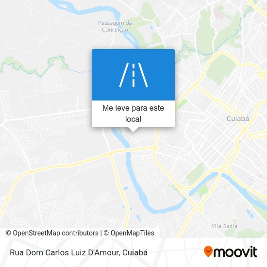 Rua Dom Carlos Luiz D'Amour mapa