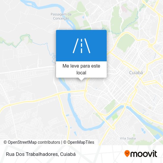 Rua Dos Trabalhadores mapa