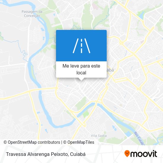 Travessa Alvarenga Peixoto mapa