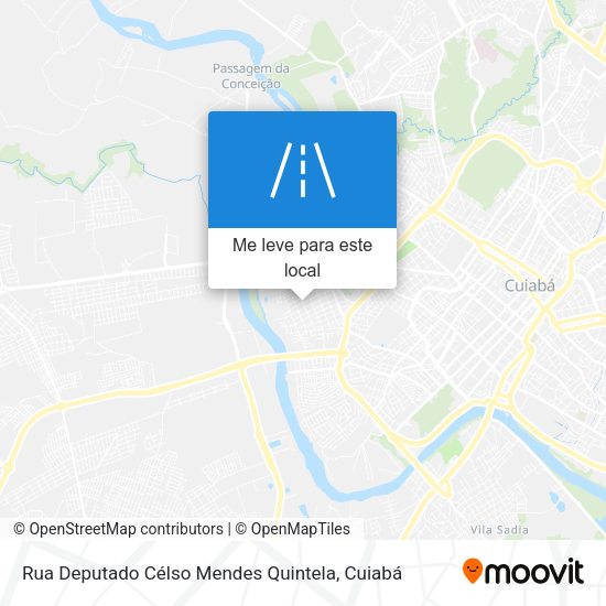 Rua Deputado Célso Mendes Quintela mapa