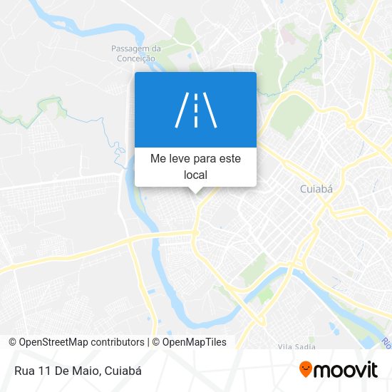 Rua 11 De Maio mapa