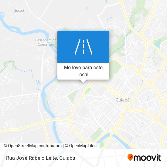 Rua José Rabelo Leite mapa