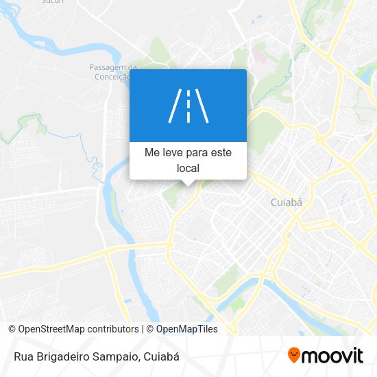 Rua Brigadeiro Sampaio mapa