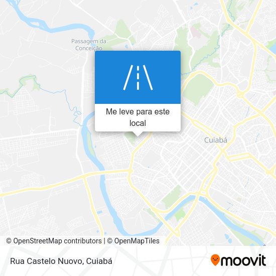 Rua Castelo Nuovo mapa