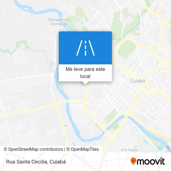Rua Santa Cecilia mapa