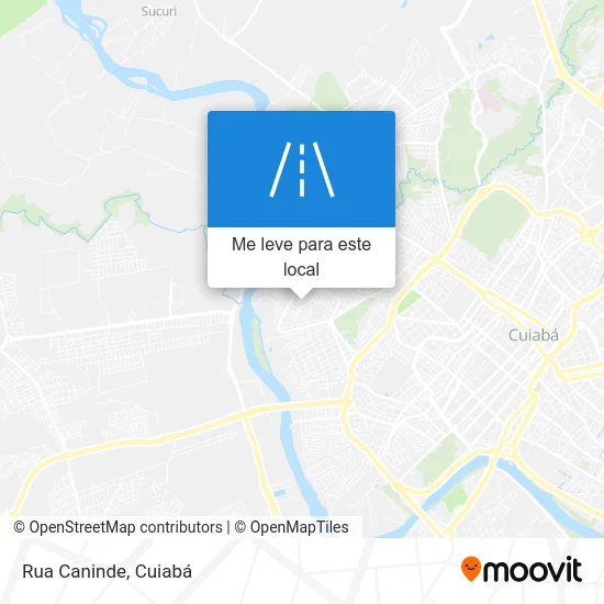 Rua Caninde mapa