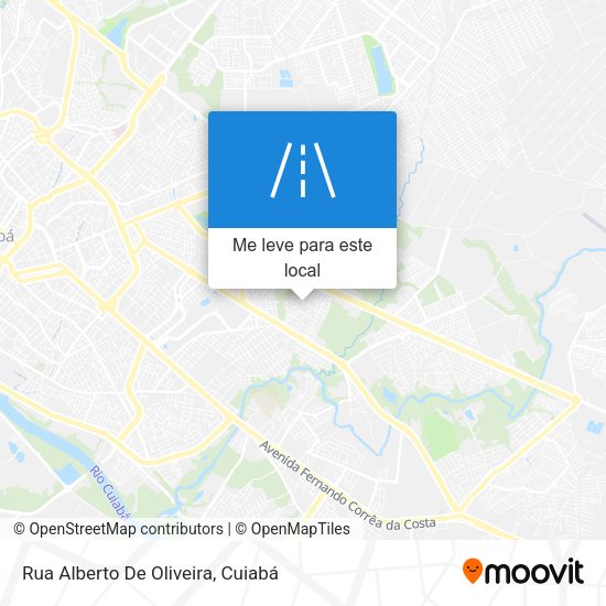 Rua Alberto De Oliveira mapa