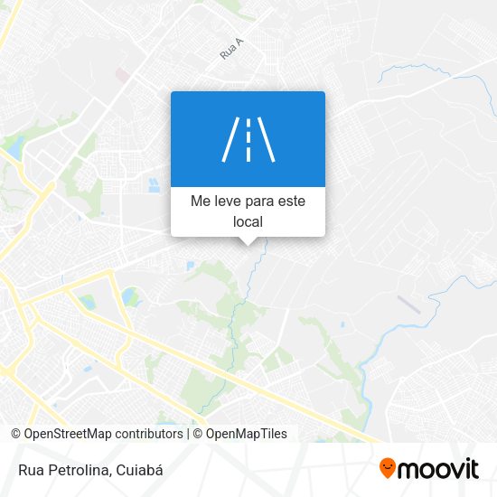 Rua Petrolina mapa