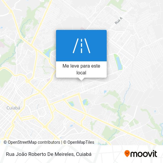 Rua João Roberto De Meireles mapa
