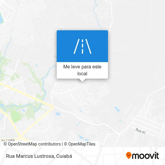 Rua Marcus Lustrosa mapa