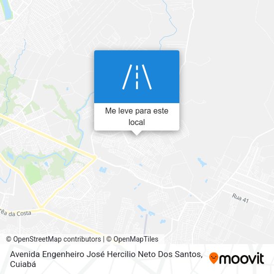 Avenida Engenheiro José Hercilio Neto Dos Santos mapa