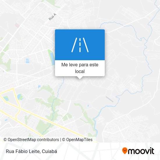 Rua Fábio Leite mapa