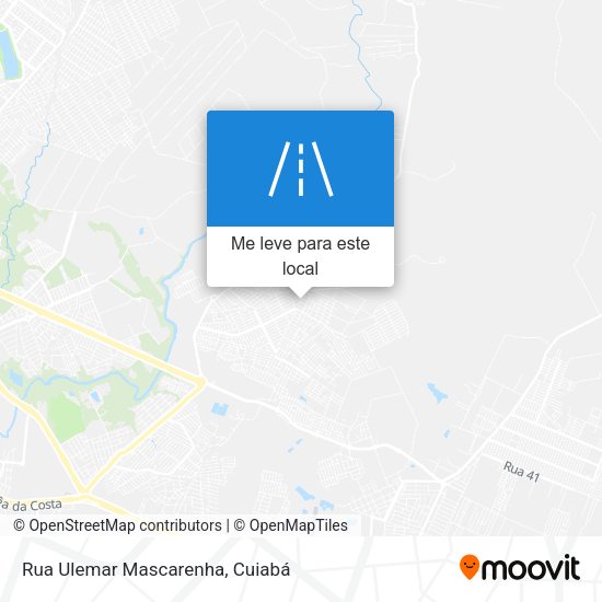 Rua Ulemar Mascarenha mapa