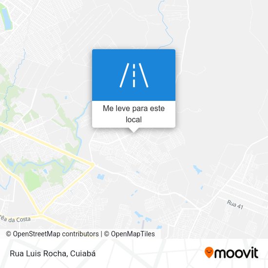 Rua Luis Rocha mapa