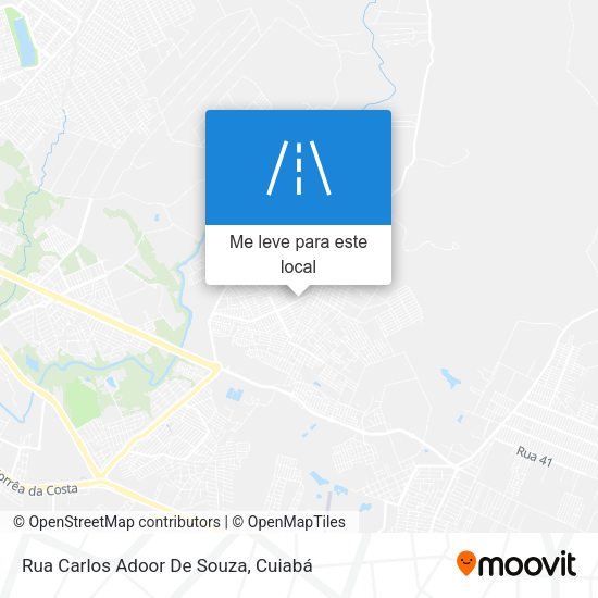 Rua Carlos Adoor De Souza mapa