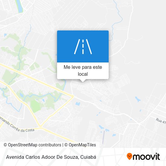 Avenida Carlos Adoor De Souza mapa