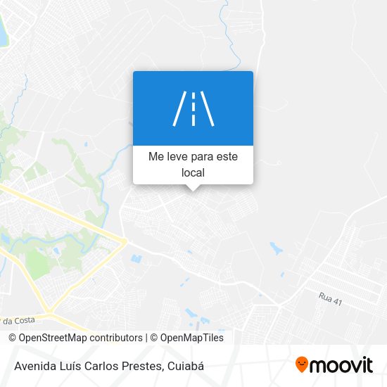 Avenida Luís Carlos Prestes mapa