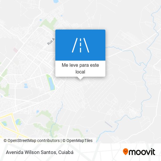 Avenida Wilson Santos mapa