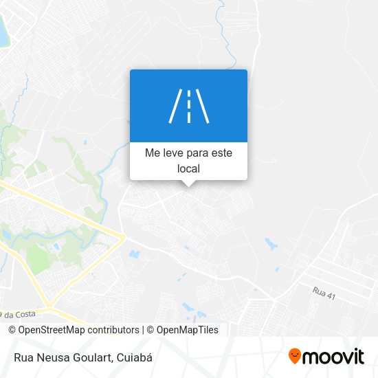 Rua Neusa Goulart mapa